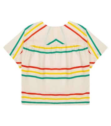 Lamb striped cotton T-shirt | The Animals Observatory