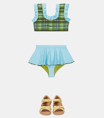 Kayenta checked bikini top | Marysia Bumby