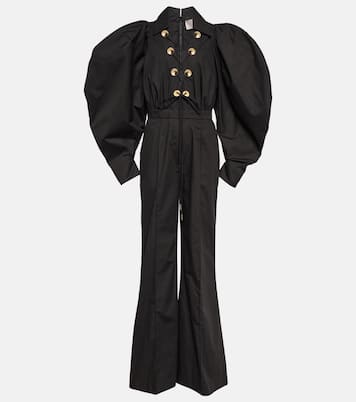 Puffed-sleeve jumpsuit | Elie Saab