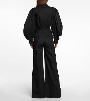 Puffed-sleeve jumpsuit | Elie Saab