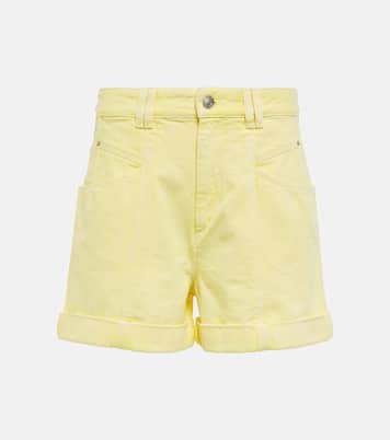 High-Rise Shorts Vetanio aus Denim | Isabel Marant