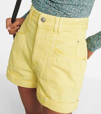 High-Rise Shorts Vetanio aus Denim | Isabel Marant