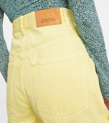 High-Rise Shorts Vetanio aus Denim | Isabel Marant