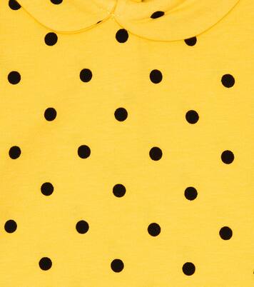 Baby polka dot jersey onesie | Mini Rodini