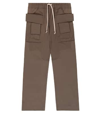 Weite Cargohose aus Baumwolle | Rick Owens Kids