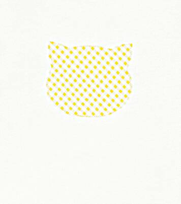 Baby gingham cotton T-shirt and bloomers set | Il Gufo