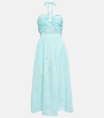 Robe midi en coton | Marysia