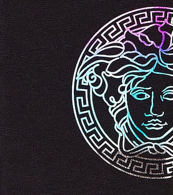 Medusa Greca cotton-blend leggings | Versace Kids