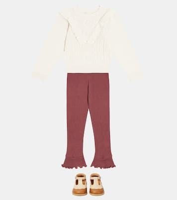 Lucia cable-knit wool-blend sweater | The New Society