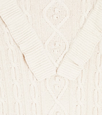 Lucia cable-knit wool-blend sweater | The New Society