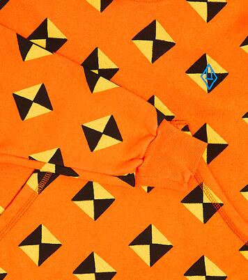 Beaver printed cotton jersey hoodie | The Animals Observatory