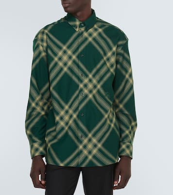Burberry check wool shirt | Burberry