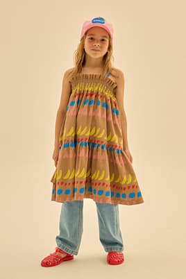 Robe imprimée en coton et nylon | Jellymallow