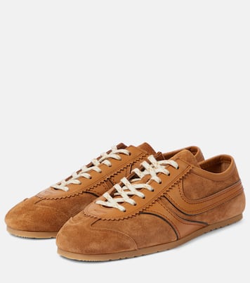 Sneakers aus Leder und Veloursleder | Dries Van Noten