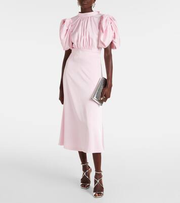 Robe midi de mariée en satin | Rotate