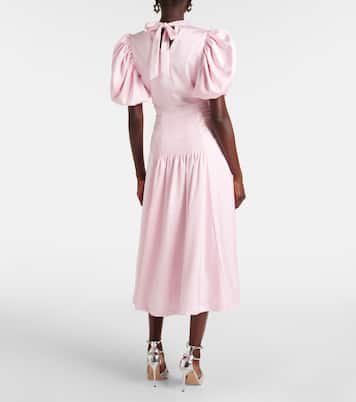 Robe midi de mariée en satin | Rotate