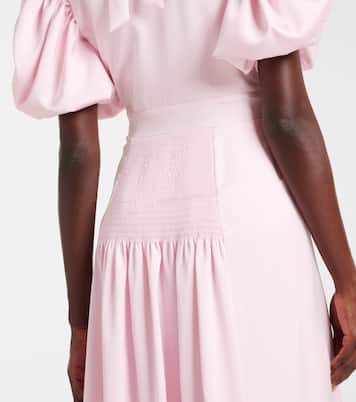 Robe midi de mariée en satin | Rotate