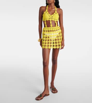 Minikleid Ibiza aus Häkelstrick | Anna Kosturova