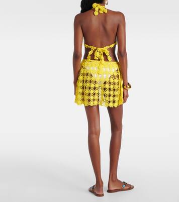 Minikleid Ibiza aus Häkelstrick | Anna Kosturova