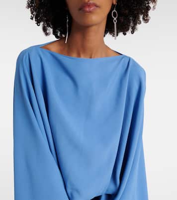 Robe longue Eolia en crêpe de cady | Taller Marmo