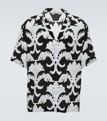 Printed silk bowling shirt | Valentino