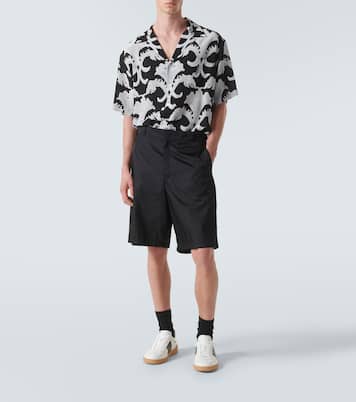 Printed silk bowling shirt | Valentino