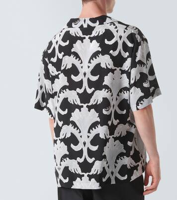 Printed silk bowling shirt | Valentino