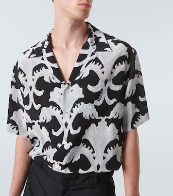Printed silk bowling shirt | Valentino