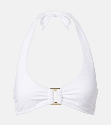 Milos halterneck bikini top | Heidi Klein