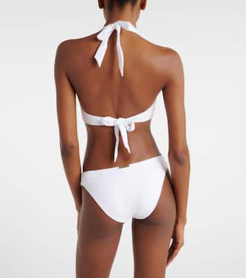 Milos halterneck bikini top | Heidi Klein