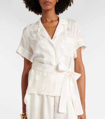 DG silk pajama shirt | Dolce&Gabbana