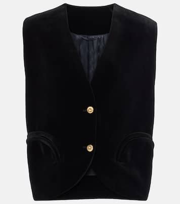 Weste Gliss aus Baumwollsamt | Blazé Milano