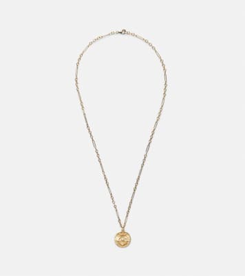 Strength 18kt gold pendant necklace with diamond | FoundRae