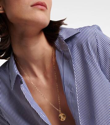 Strength 18kt gold pendant necklace with diamond | FoundRae
