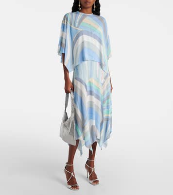 Midikleid Iride aus Musselin | Pucci