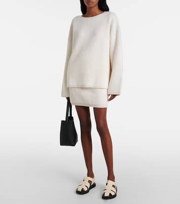 Mini-jupe Imogen en cachemire | Lisa Yang