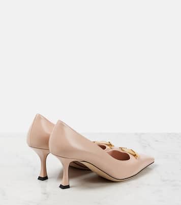 Ryker 70 embellished leather pumps | Jimmy Choo