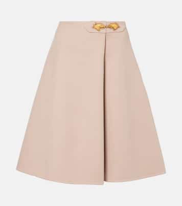 Wool and cashmere midi skirt | Valentino