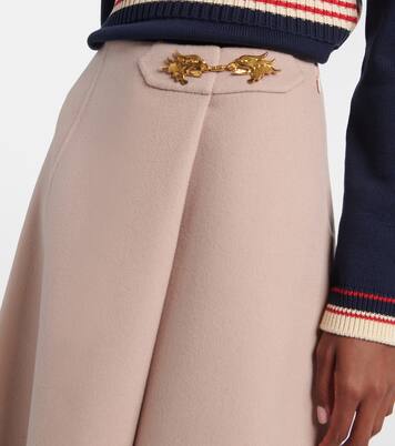 Wool and cashmere midi skirt | Valentino
