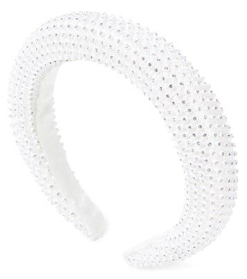 Embellished satin headband  | Monnalisa