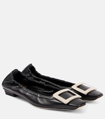 Belle Vivier leather ballet flats | Roger Vivier