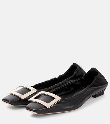 Belle Vivier leather ballet flats | Roger Vivier