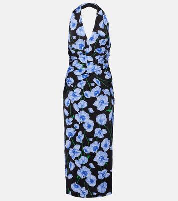 Bedrucktes Midikleid | Carolina Herrera