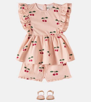 Sandali Plagette Ferns in pelle | Pom d'Api