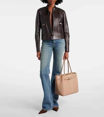 Audrey Medium leather tote bag | Tom Ford