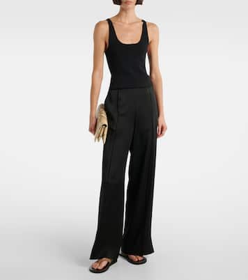 Flora suede thong sandals | A.Emery