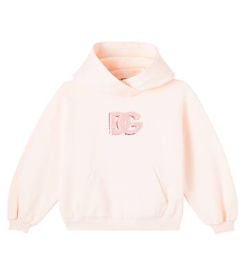 DG hooded cotton sweatshirt | Dolce&Gabbana Kids