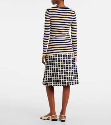 Pull rayé en coton | Valentino