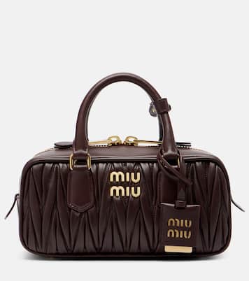 Arcadie matelassé leather tote bag | Miu Miu