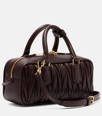 Arcadie matelassé leather tote bag | Miu Miu